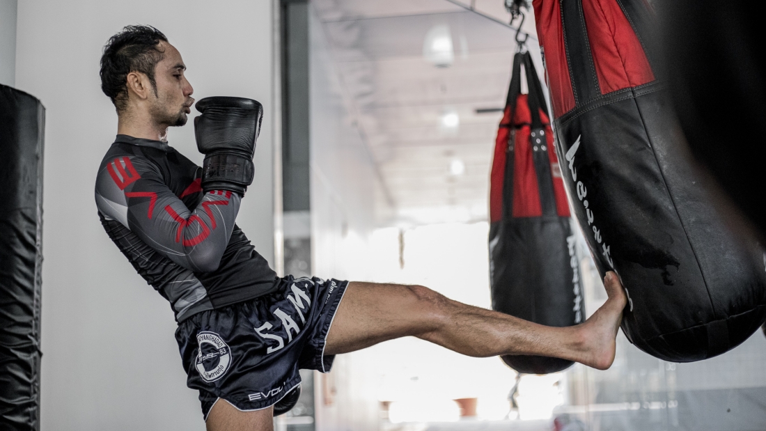 Muay Thai push kick